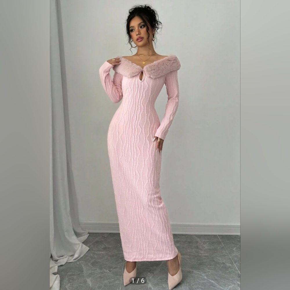 SHEIN Raffinea Maxi Bodycon Dress
